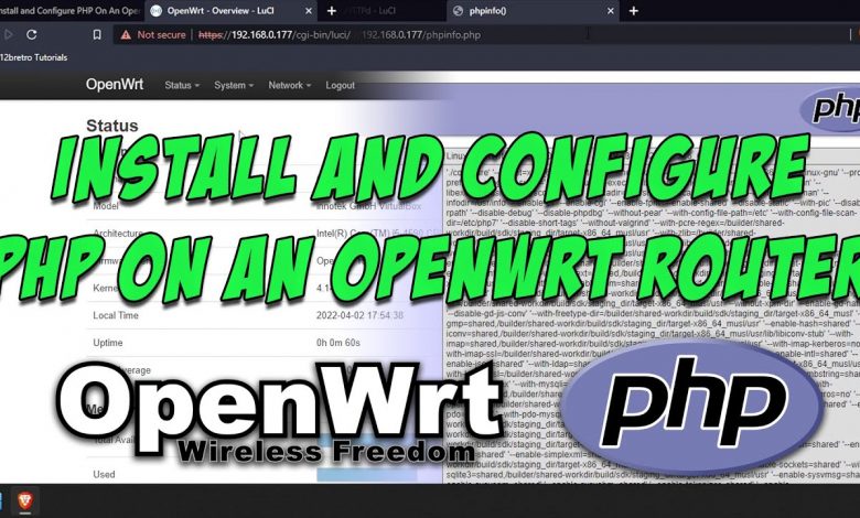 Install and Configure PHP On An OpenWRT Router [with TinyFileManager]