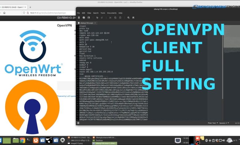 OpenWrt - OpenVPN Client Full Setting