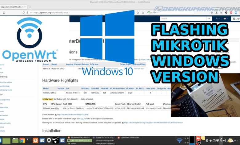 Openwrt - Cara Full Flash dan Setting Mikrotik RB951Ui 2HnD - Windows Version
