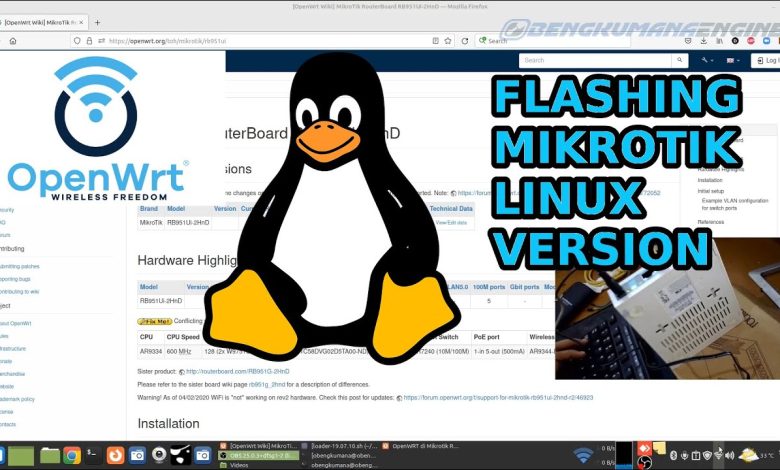 Openwrt - Cara Full Flash dan Setting Mikrotik RB951Ui 2HnD - Linux Version