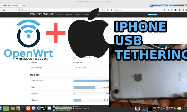 OpenWrt - Full Setting Iphone IOS Usb Tethering WAN
