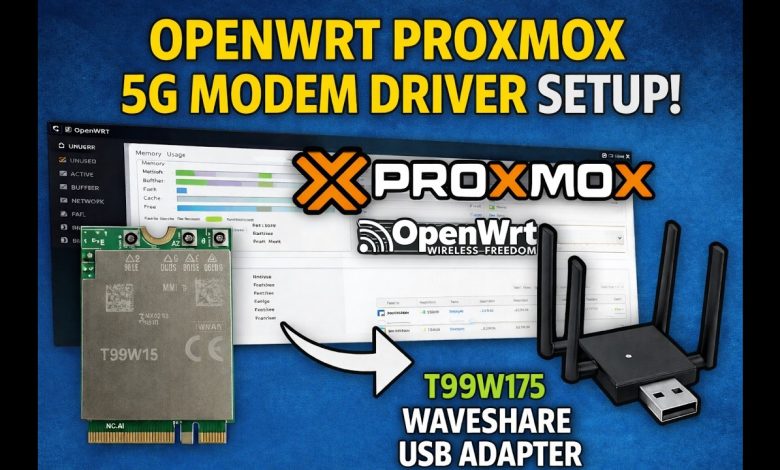 Build a Virtual Router in Proxmox: OpenWrt + Waveshare T99W175 MBIM 5G WAN Build a Virtual Router in Proxmox: OpenWrt + Waveshare T99W175 MBIM 5G WAN
