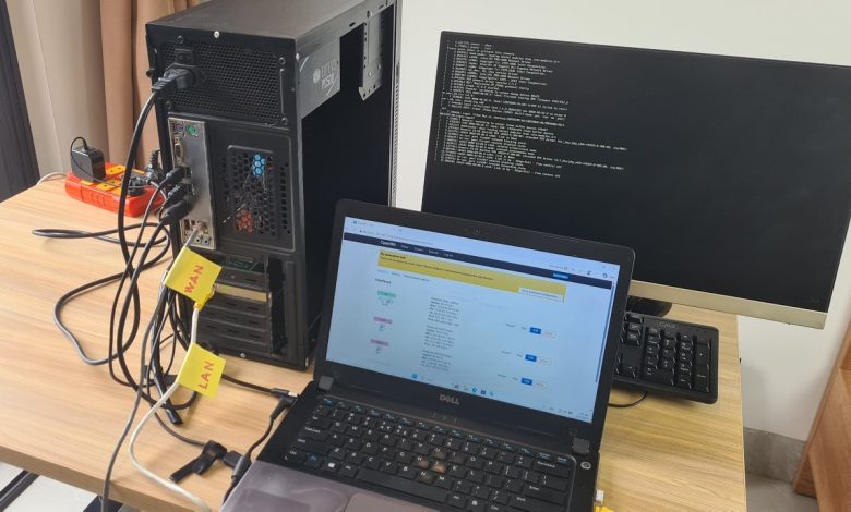how to install OpenWRT on PC